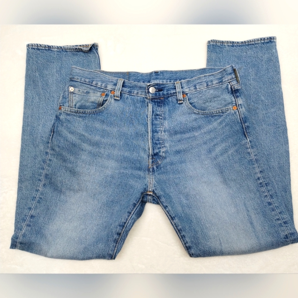 Levi's 501 '93 straight premium button fly big "E" denim jeans men's siz…